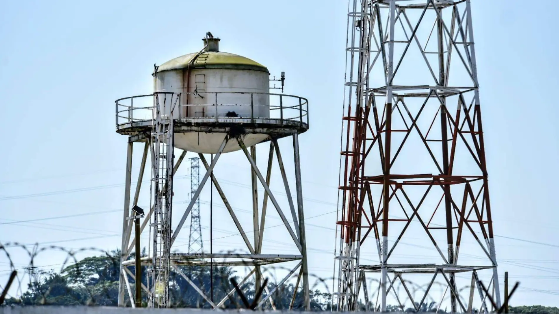 Zona de incendio Tuzandepetl de Pemex